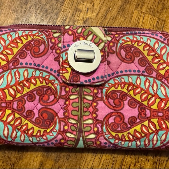 Vera Bradley Turn Lock Wallet - Picture 1 of 4